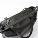 Minimal tote bag Jaxsen Black Pepper zipper