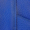 Minimal tote bag Jaxsen Blueberry genuine leather texture 02