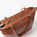 Minimal tote bag Jaxsen Cinnamon zipper