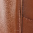 Minimal tote bag Jaxsen Cinnamon genuine leather texture 02