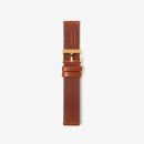quick release brown leather strap gold buckle-preview