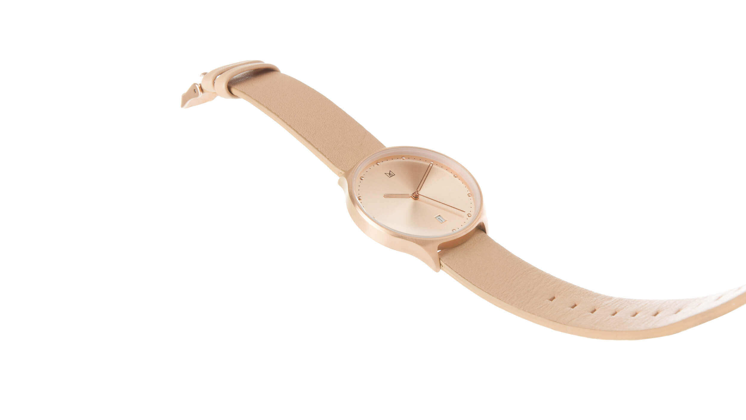 minimal watch neut - rose gold