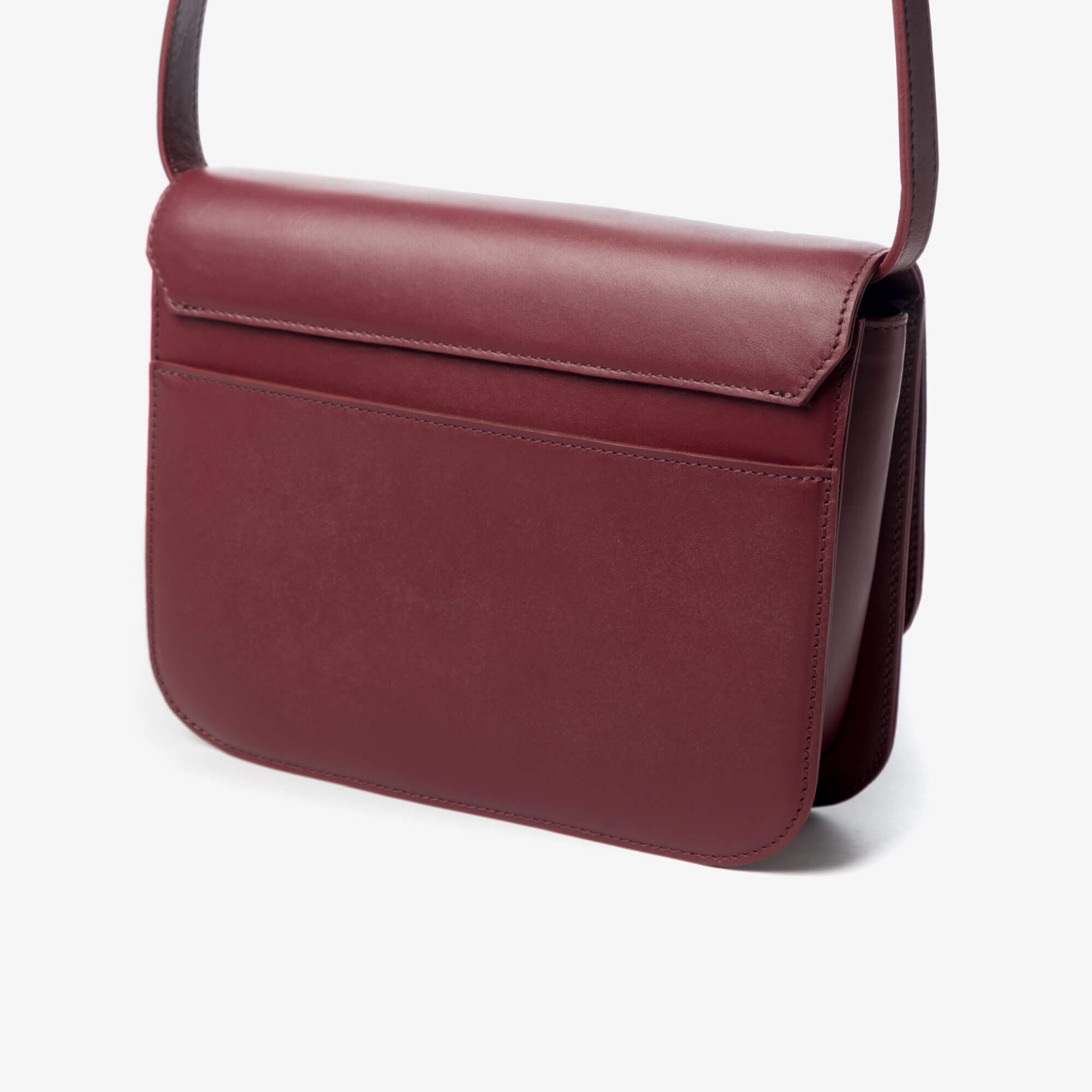 Maroon leather crossbody bag deals
